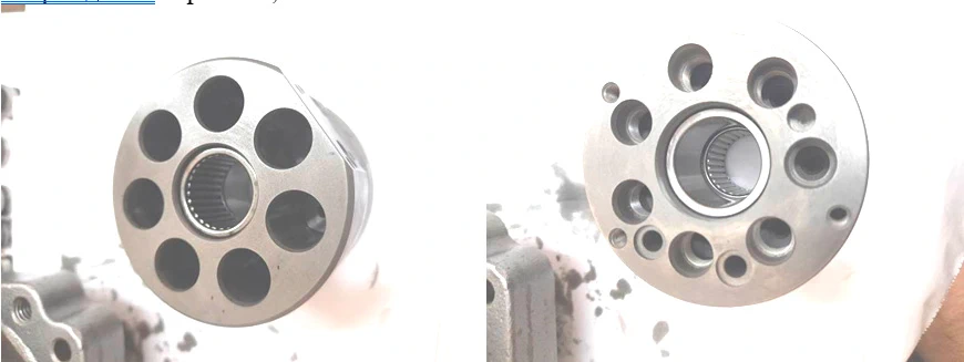 Фото 40,41. Барабан плунжеров и нагнетательных клапанов без видимых  повреждений