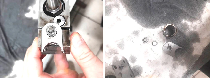 Фото 58,59. Вилка привода скользящих втулок