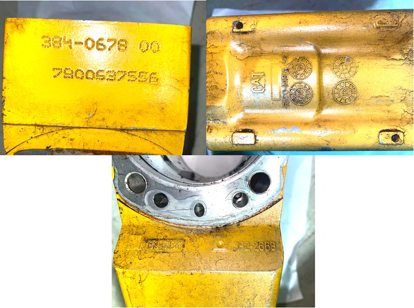 Фото 69-71. Серийный (каталожный) номер,  маркировка, числовые обозначения и страна производитель на корпусе аналогичного насоса